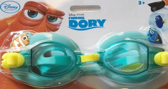 Disney Store Finding Dory Nemo Kids Swim Goggles Girls Swimwear Accessory New