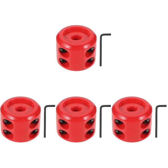 4x butée de crochet de câble de treuil accessoires vtt bouchon de treuil