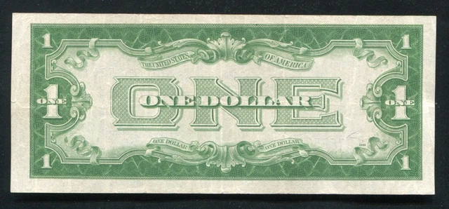 Fr. 1606 1934 $1 One Dollar “Funnyback” Silver Certificate Extremely Fine 2