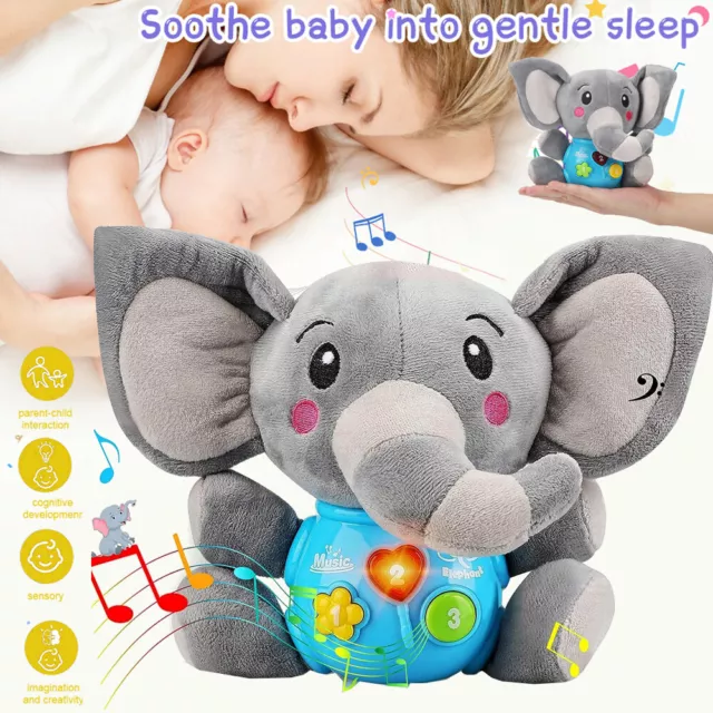 Baby Spielzeug Musik Elefant Kuscheltier Spielzeug Plüsch Musikspielzeug & Licht