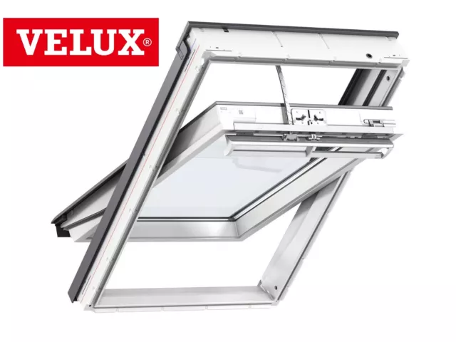 Elektrisches Dachfenster Kunststoff Velux Integra 3fach Verglasung Energie U 1,1