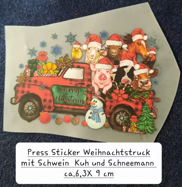 Bügelbild Press Sticker mit Tiere