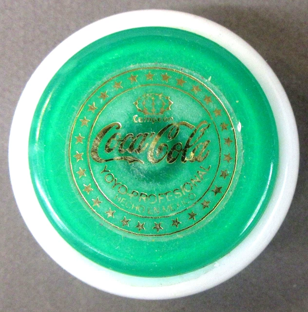 vintage CAMPEON COKE COCA COLA Soda "Professional" toy GREEN yo-yo yoyo MEXICO