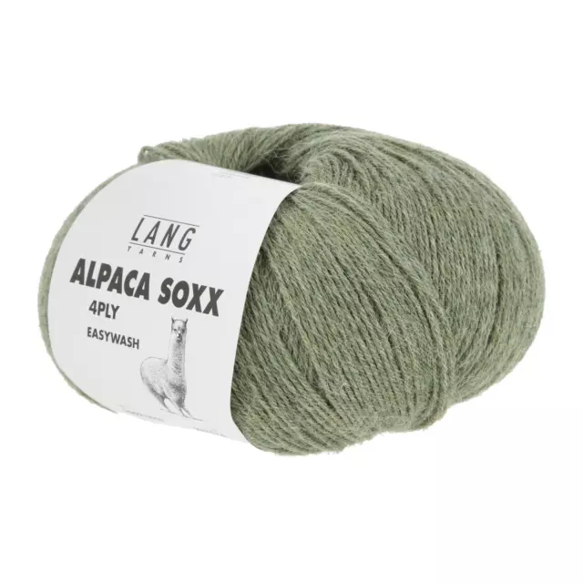 Wolle Kreativ! Lang Yarns - Alpaca Soxx 4-fach/4-PLY - 97 hellolive melange 100g