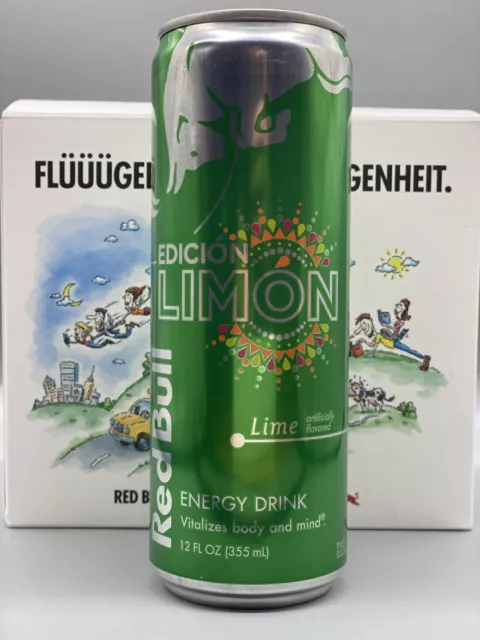 1 Energy Drink Dose Red Bull Lime Edition Full 355ml Can