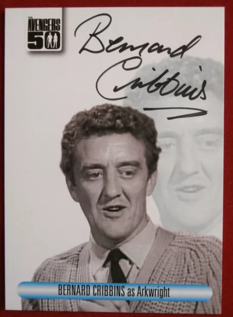 THE AVENGERS 50th - Bernard Cribbins - Autograph Card - Unstoppable 2012 AVBC