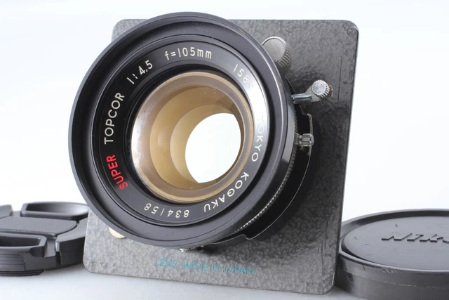NEAR MINT* TOKYO Kogaku Super Topcor 105mm F4.5 Lens For Horseman