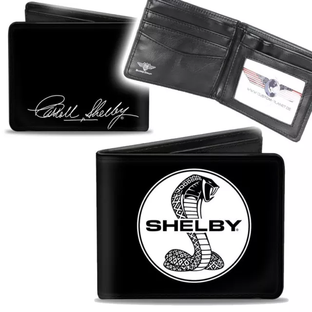 Carroll Shelby Logo Ford Mustang Börse Wallet Kette Geldbörse Portemonnaie USA