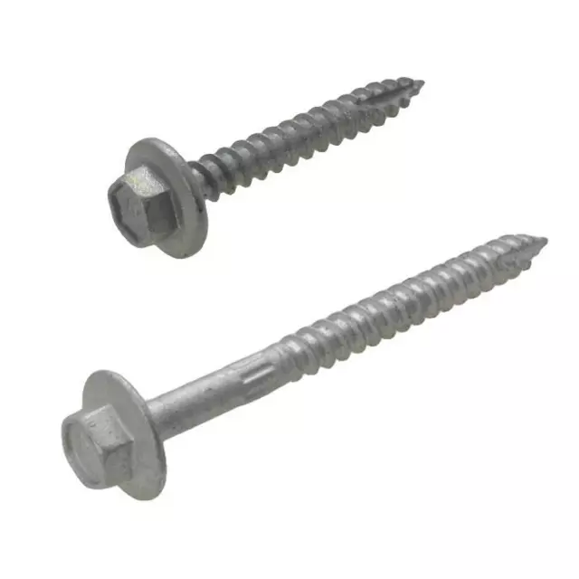 Galvanised Hex Head Timber Self Drilling T17 Screw Tek Roofing Galv