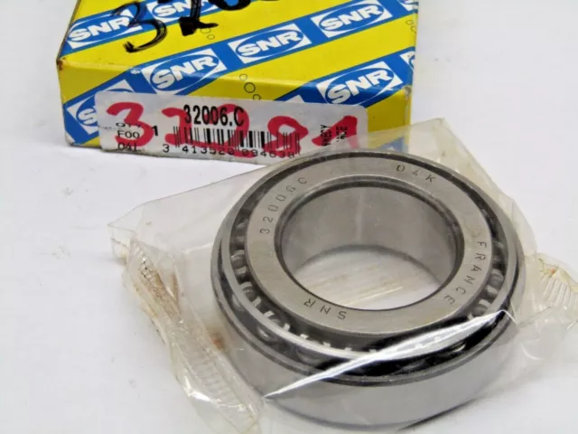 SNR France 32006 C 30mm x 55mm x 17mm Tapered Roller Bearing