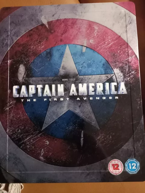 Captain America The First Avenger Steelbook  Blu-Ray Movie