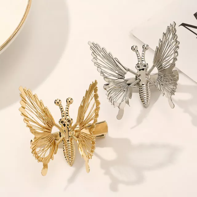 The Moving Butterfly Hairpin Cute Gold Hair Accessories Vintage Barrettes&