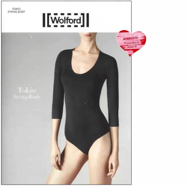 WOLFORD TOKYO STRING Body M White Seamless With 3/4 Sleeves