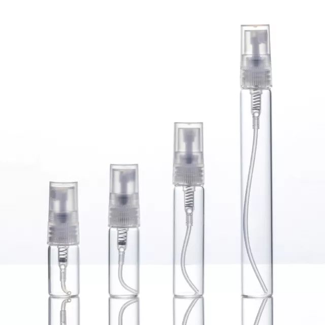 2ml-10ml Zerstäuber Glasflaschen Nebelspray Nachfüllbare Parfüm-Proben-Behälter