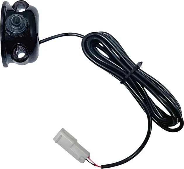 Custom Dynamics Auxiliary Handlebar Control On/Off Switch Black #CD-AUX-HD-B