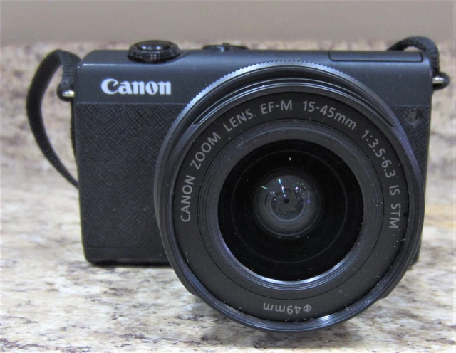 Canon EOS M200 24:1MP Mirrorless Digital Camera W/15-45MM Lens