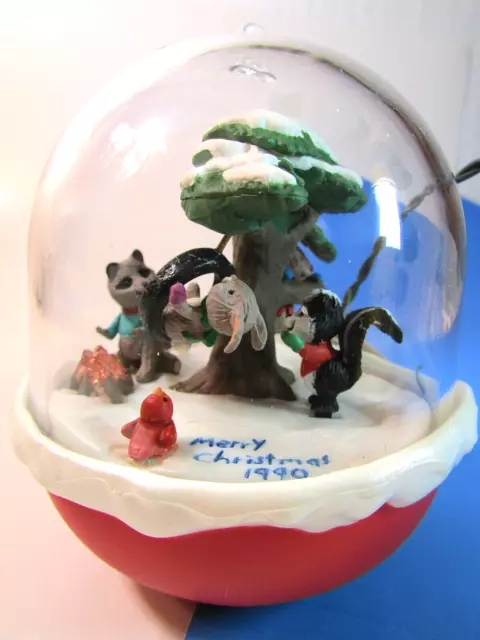 Hallmark Ornament 1990 Magic FOREST FROLICS   *VIDEO*