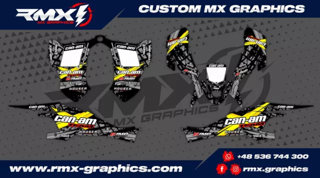 Can-Am DS 450 Graphics Decals Stickers Dekor Rival Designs RMX Graphics