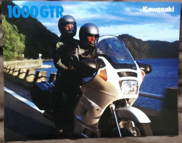 Kawasaki 1000 Gtr Motorcycle Sales Brochure C1990