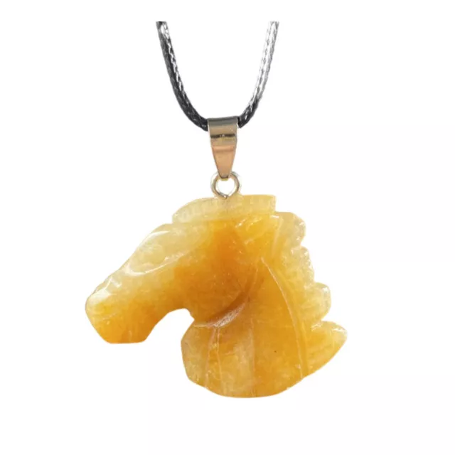 PENDANT ROPE MISS Horse Necklace Gemstone Necklaces for Women £6.38 -  PicClick UK