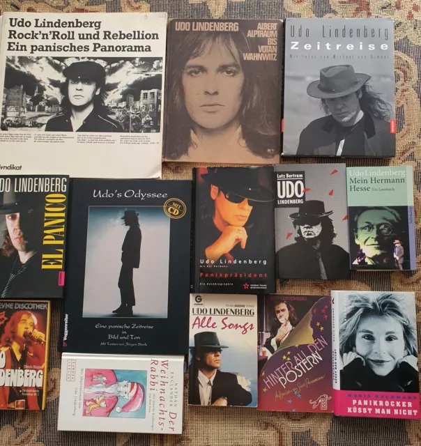 Udo Lindenberg Bücher Sammlung