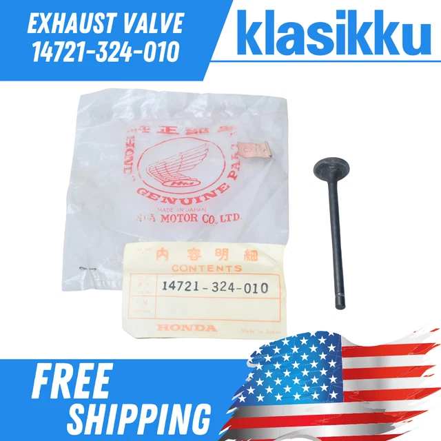 Honda CB100 CB125 S CL100 CL125 SL100 SL125 TL125 XL100 Exhaust Valve Genuine