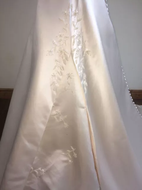 Robe de mariée designer ivoire taille 14 par Pallas Athena prix de prix de vente 799 £ 3