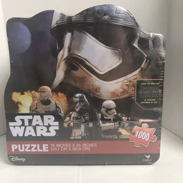 Disney Star Wars 18” X 24” 1000 Piece Puzzle Plus Tin Case