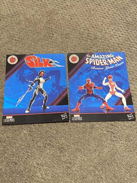 SDCC 2022 Hasbro Marvel Legends Poster Amazing Spider-man & Silk Art Print
