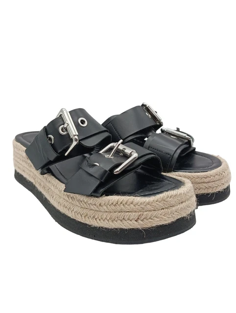 Sandales Spartiates HALLHUBER Pour Femme - Taille 37 EU - Argenté - Occasion Très Bon état