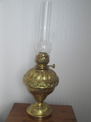 Lampe à Pétrole Ancienne MATADOR 15' En Laiton - Vintage - Occasion