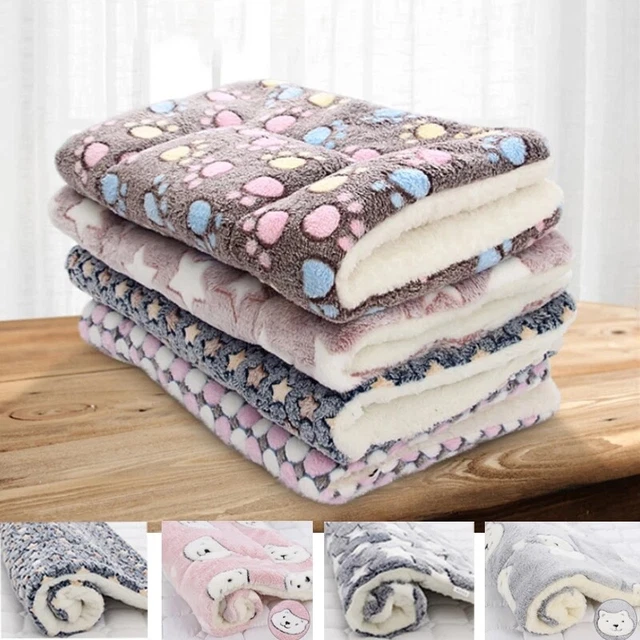 Pet Dog Bed Mat Self Warming Soft Flannel Pad Blanket Cat Bed Cushion Washable 2