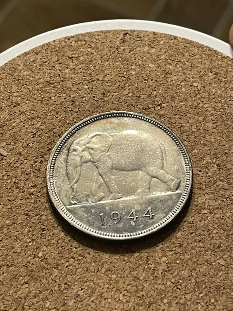 belgian congo 50 francs