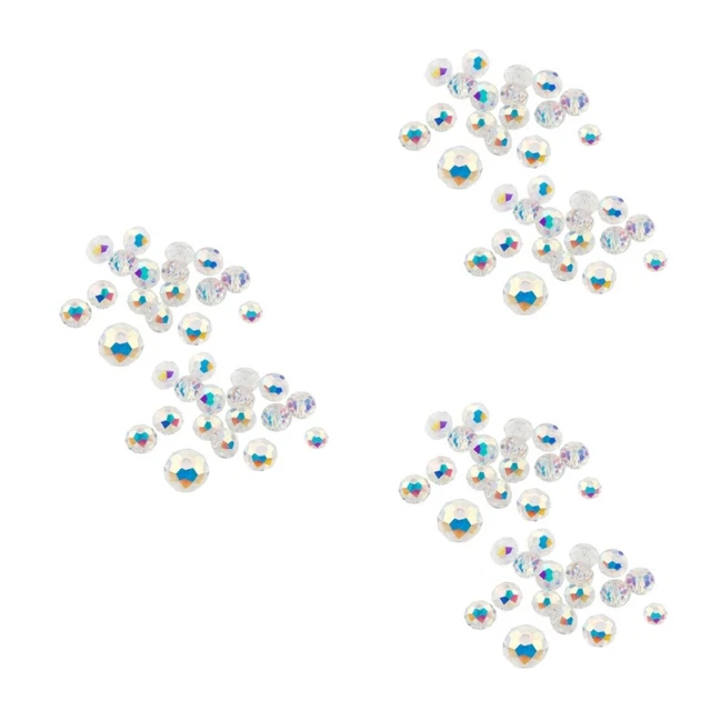 600 Pcs Rondelle Spacer Beads Necklace Spacer Beads Glass Necklace Glass Bead
