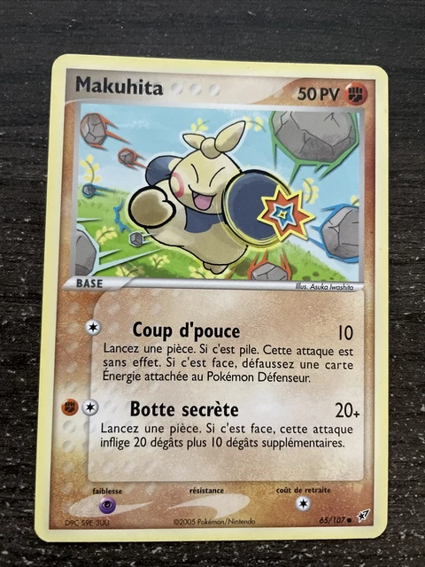 Makuhita Commune - Pokémon 65/107 Ex Deoxys Proche Du Neuf Fr