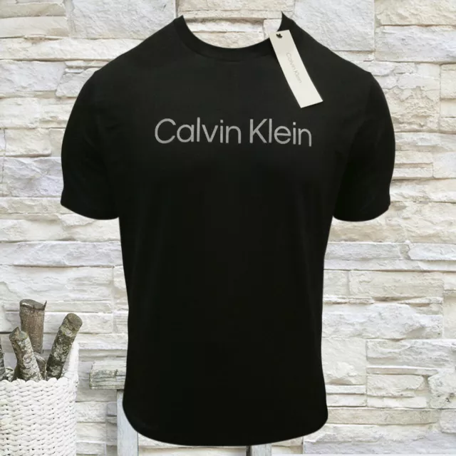 CALVIN KLEIN MEN'S Shirt Crew Neck Tee Micromodal Ck U5551 Cotton