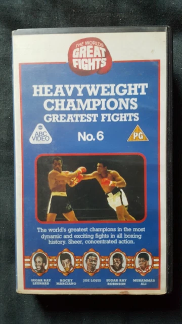 BRITISH BOXING CHAMPIONS - World Title Fights - PAL VHS Video Tape