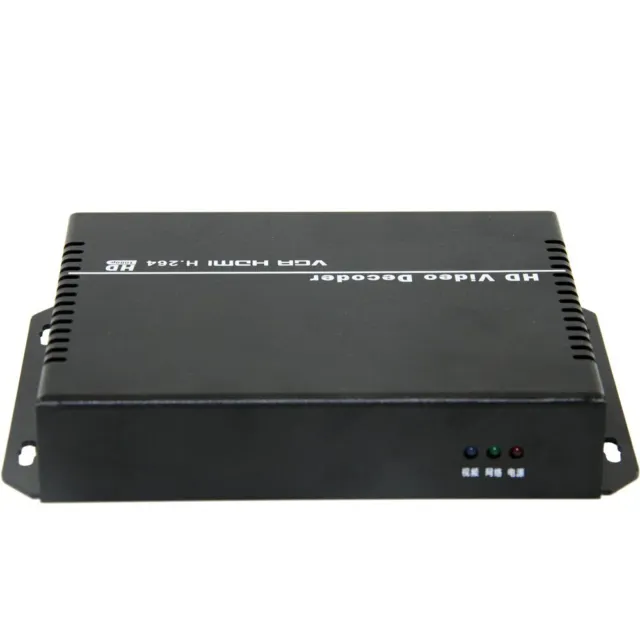 H.265 H.264 UHD 4K vidéo streaming audio décodeur IP HDMI + CVBS AV RCA sortie Ne 2