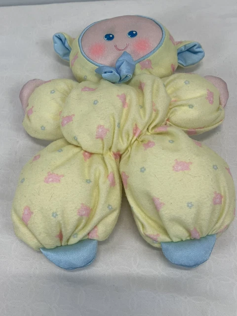 Vtg Fisher Price Slumber Babies Doll 1989 GUC Yellow