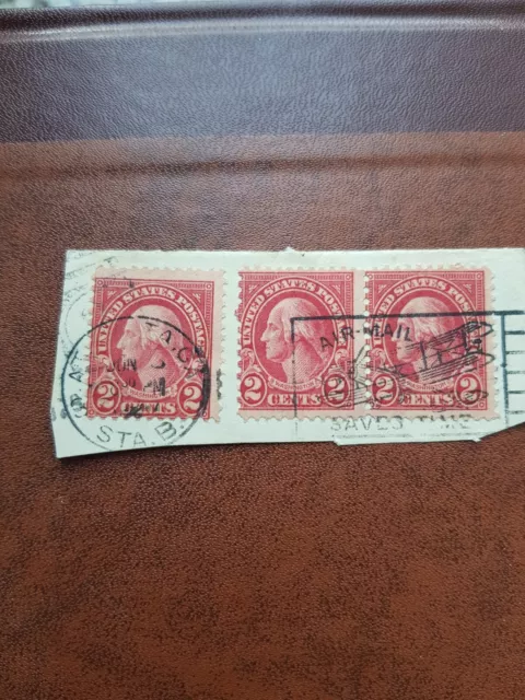 US STAMPS, Old Liberty 3 Cent Purple, 11 Cent Red And 15 Cent Airmail.