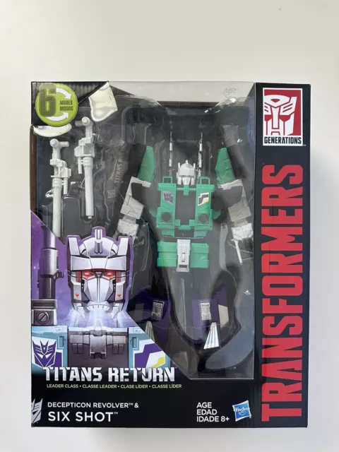 Transformers Titans Return Six Shot Decepticon Revolver Leader Class