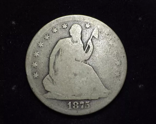 Estate Coin Seated Liberty Silver Half Dollar ✯ Circulated Rare US Type ✯ 3