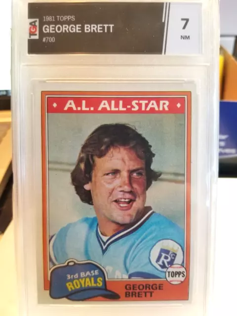 1981 Topps, Graded 11 Card Lot - CRAZY DEAL - BRETT/YOUNT!!   (LOT PTC, A4)