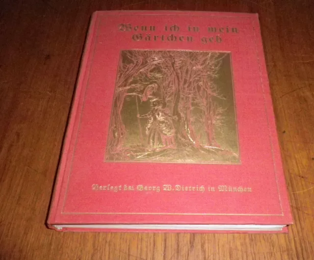 Stora Max Wenn ich in mein Gärtchen geh  illustriert von Arthur Rackham ca 1915