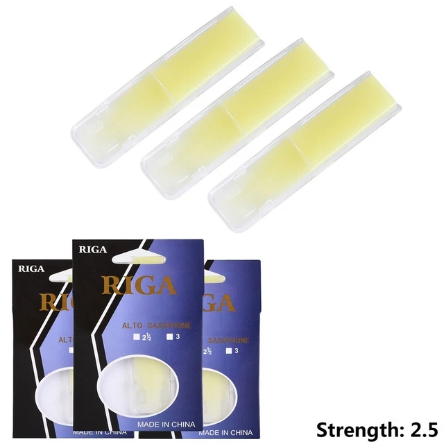 Force 1.5 Alto Sax Anches 2.0 2.5 3pcs Humidité Résistance Résine Anches