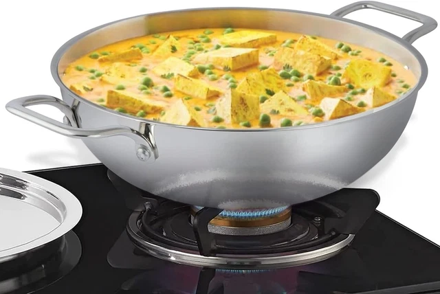 LOLYKITCH Pentola In Acciaio Inox 28 Cm 3,5 Litri Con Coperchio In Vetro, Adatta A Induzione, Forno Fino A 260°C - 4