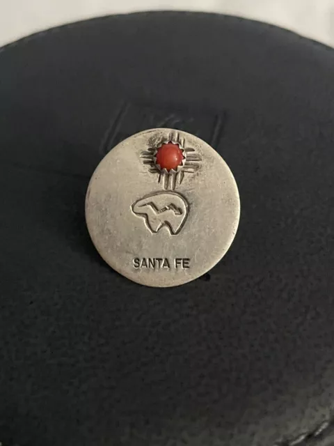 Sterling Silver “ Santa Fe” Navajo Golf Ball Marker