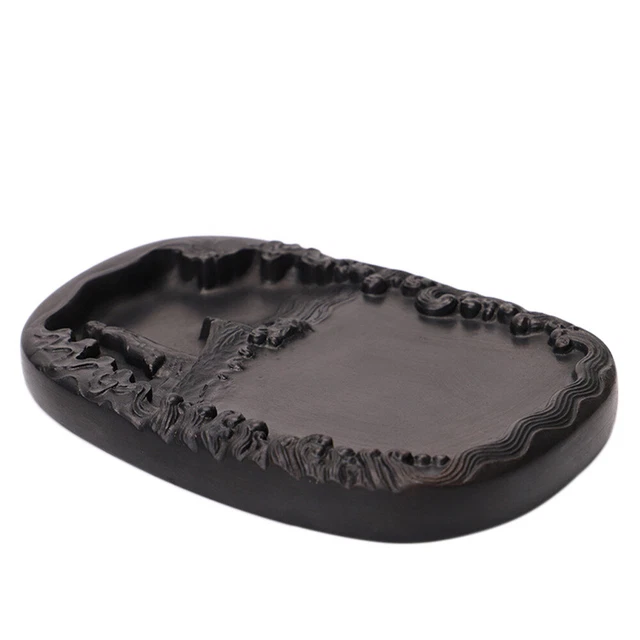 1 Pc Schwarz Inkstone Chinesische Duan Tinte Stein