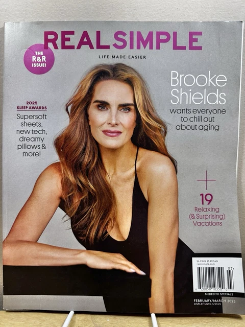 REAL SIMPLE MAGAZINE March 2025 Brooke Shields 8 12 PicClick UK real-simple-magazine-march-2025-brooke-shields-8-12-picclick-uk