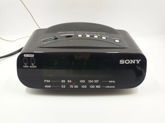 Radio Réveil Sony Digital ICF-C215L – Noir – Double Alarme – Occasion
